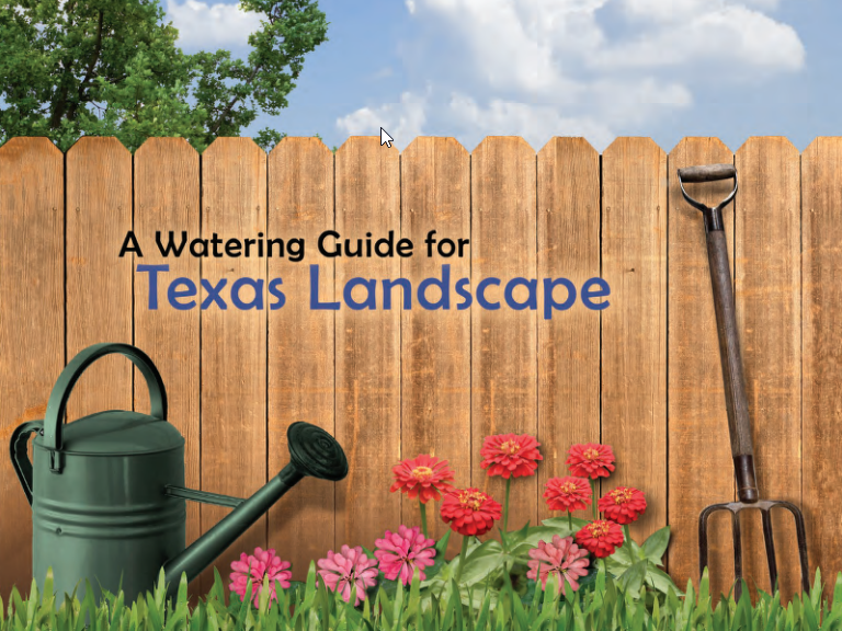 Texas Landscape Watering Guide